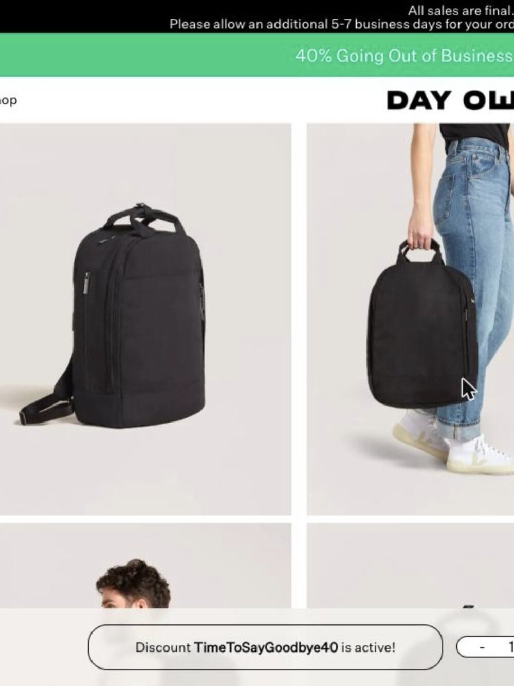 Day Owl Backpack Pro - Nocturnal Black - Unisex NWT